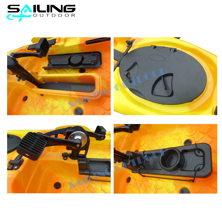 Factory Price Customized Pedal Drive Fishing Kayak Pedals De Boat with Slide