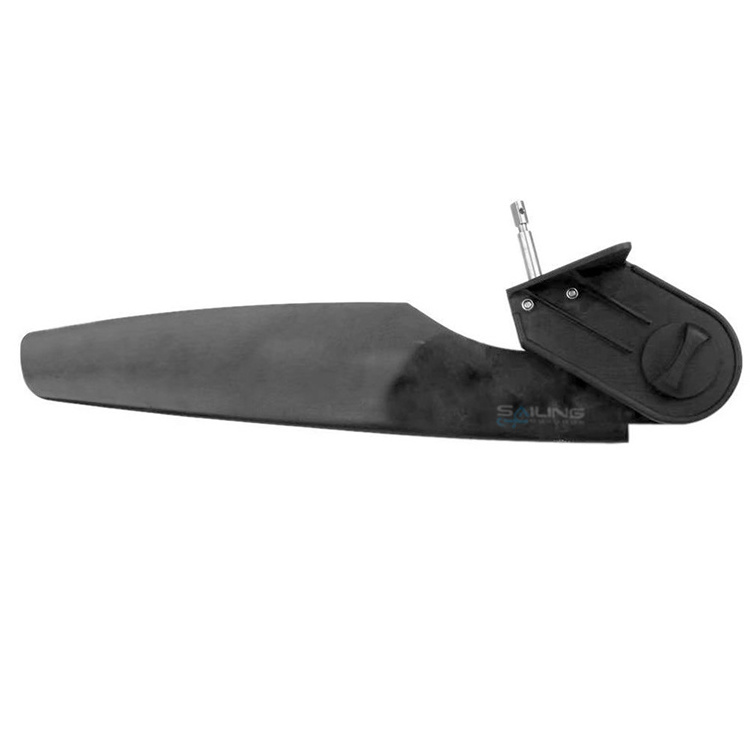 Nylon Plastic Watercraft Canoe Kayak Rudder Blade Boat Tail Foot Control Direction Kits Steering System Part