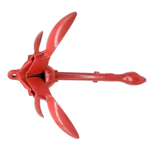 Aluminum Folding Anchor 3.5LB 1.5KG Marine Hardware Fishing Yacht Boat Kayak Accessories Color Umbrella Grapnel Anchors