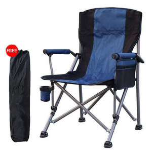 High Quality Summer Recliner Adjustable Picnic Chair Foldable Metal Camping Chair Travel Outdoor Leisure Beach Chair For Camping