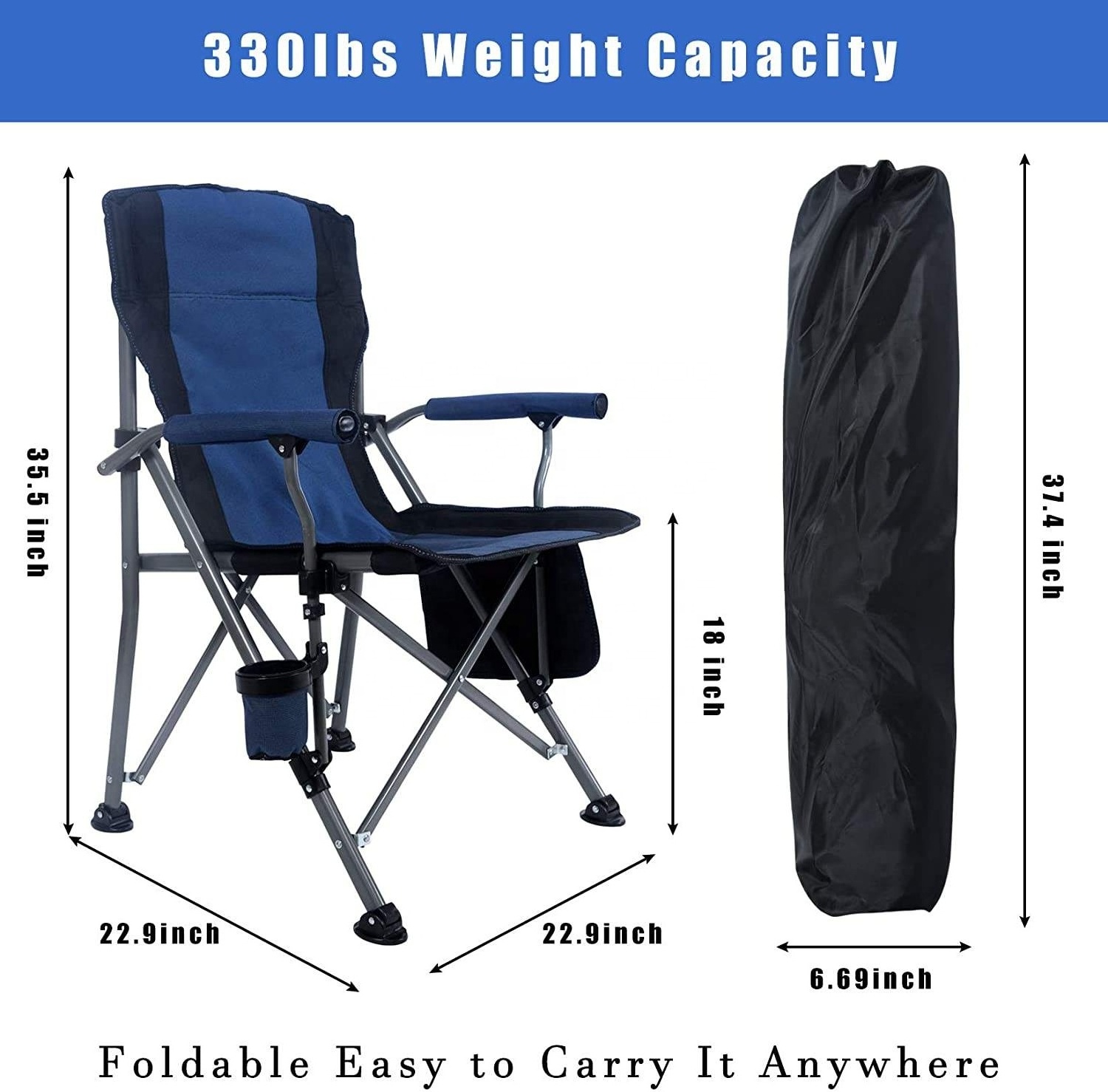 High Quality Summer Recliner Adjustable Picnic Chair Foldable Metal Camping Chair Travel Outdoor Leisure Beach Chair For Camping