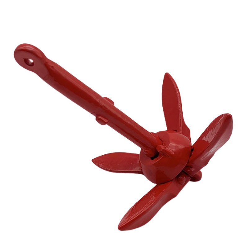 Aluminum Folding Anchor 3.5LB 1.5KG Marine Hardware Fishing Yacht Boat Kayak Accessories Color Umbrella Grapnel Anchors