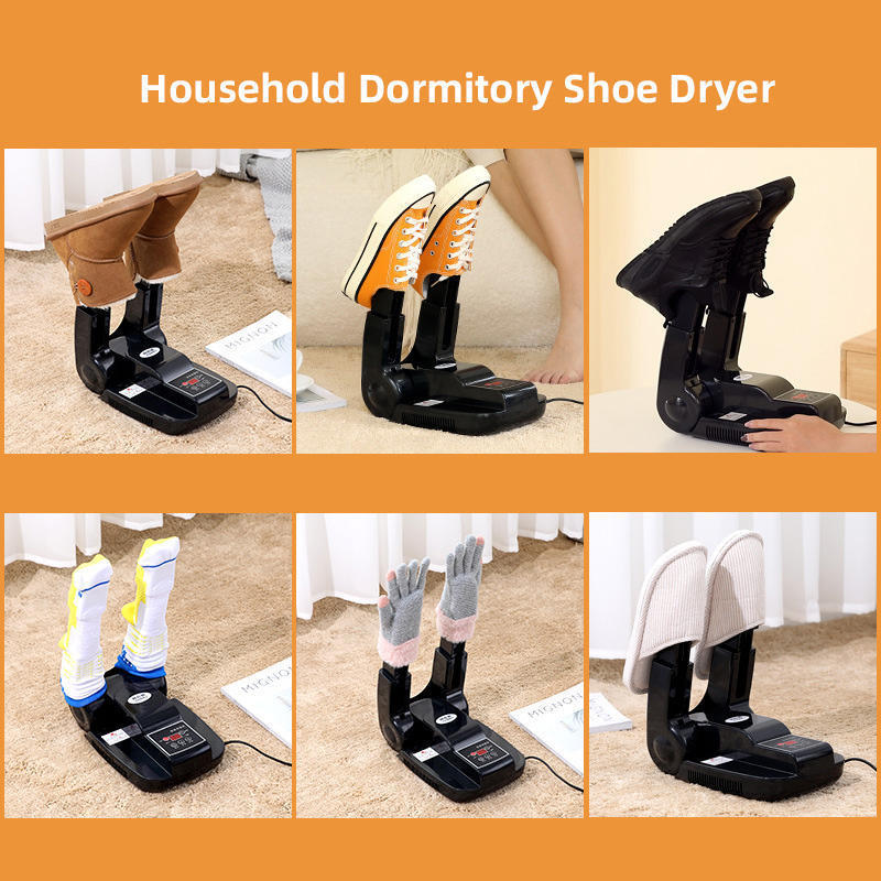 Winter heater boot dryer Built in ozone Deodorizer With Timer Foldable Home Mini Portable Electric Shoe Dryer for glove sock