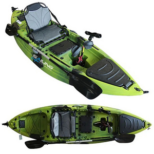 Kayak Pedal Drive Fishing LLDPE Professional Plastic Boat for One Person Seat For Sale