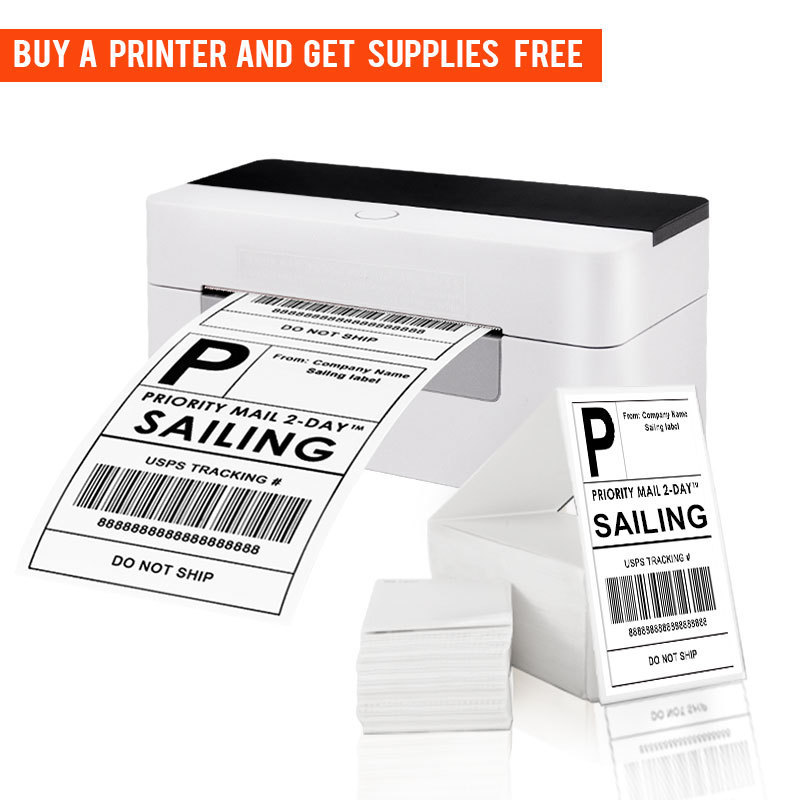 Sailing SL-D463B mini Handheld Portable 4x6 100*150 thermal shipping color label printer with usb+blue tooth