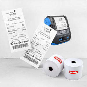 China Factory Price Cash Register Receipt Paper ATM POS Machine Roll Thermal thermal paper 80x80 with high quality