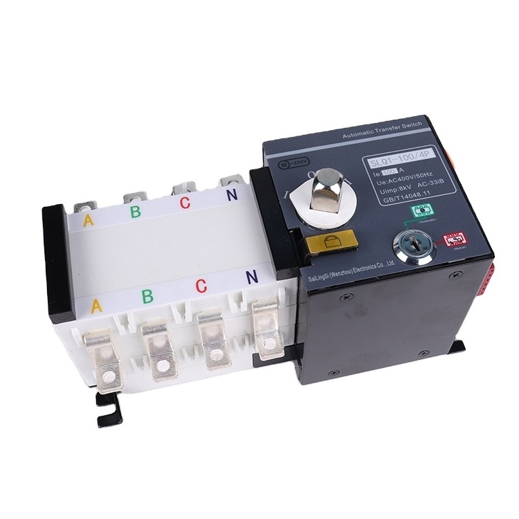 3 Phase 4P 1250A Automatic Transfer Switch Diesel Generator Manual Transfer Switch PC Ats Black SLS 400 Amp 2 Years 3000 1250