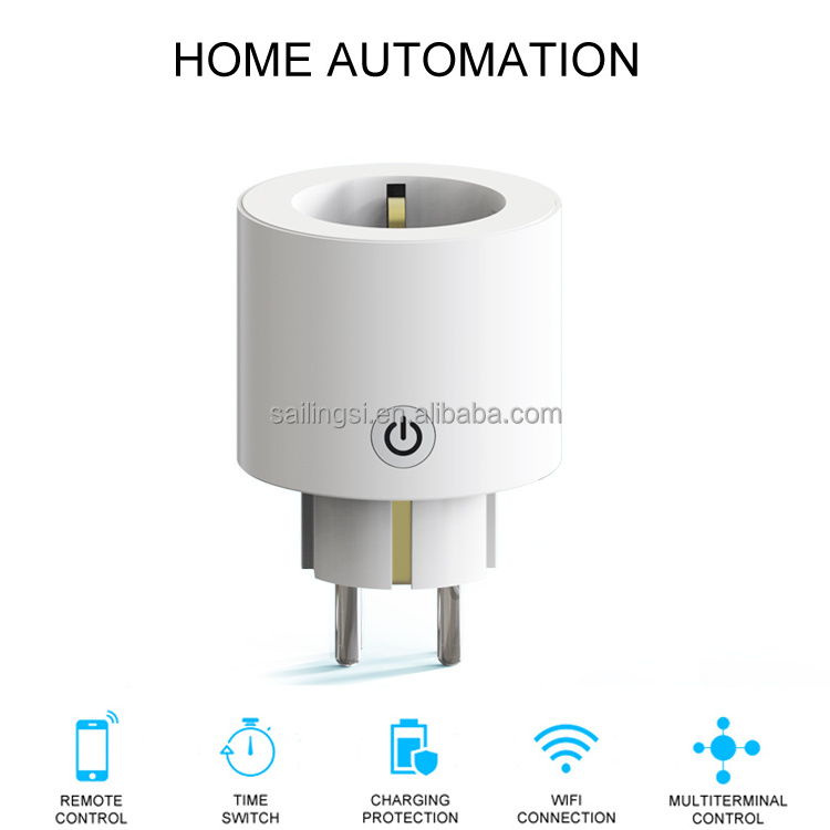 Best Seller Cheap Price Germany Standard Smart Multi Plug Works with Alexa Smart Socket Plug schuko plug 16A with LED Light