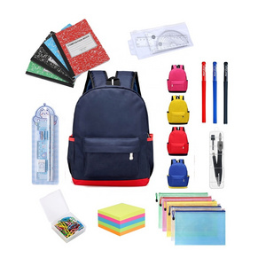 Back To School Gift Pack Kids Student Stationery Kit Stationary Set School Supplies Exercise Books Pens Rulers Stickers