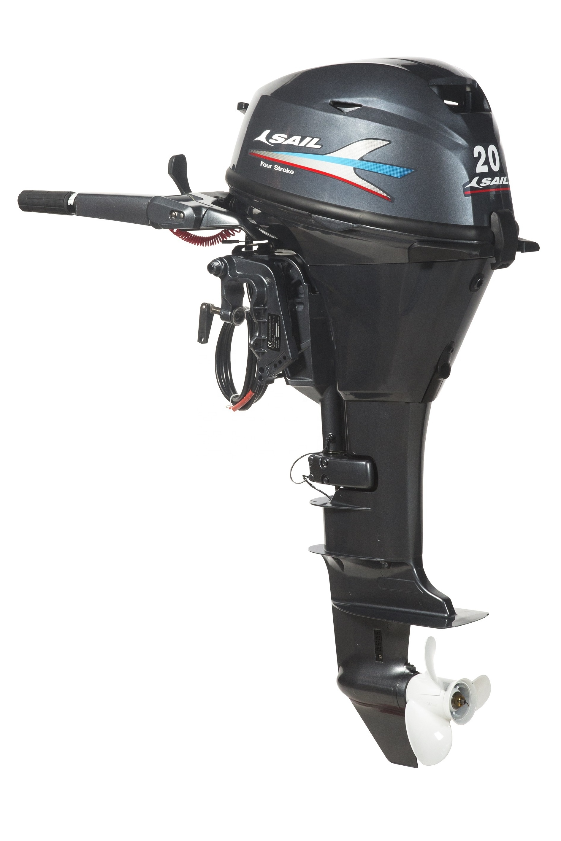 SAIL 4 stroke outboard motor 2.5hp/4hp/5hp/6hp/8hp/9.9hp/15hp/20hp/25hp/30hp/40hp/50hp/60hp,CE,Emission & Noise certificate.