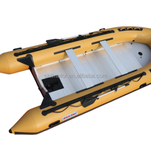 SAILSKI inflatable boat A550 5.5m/18ft length for 12 person, Heavy duty aluminum floor