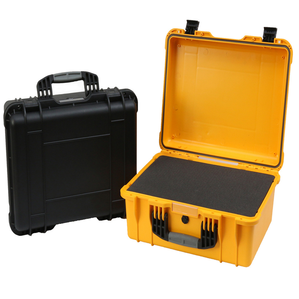 Factory direct supply safety product sturdy anti-scratch plastic airtight travel case with pick and pluck foam hard case