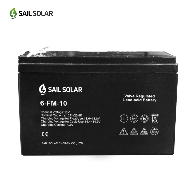 New Design Rechargeable Agm Lead Acid Solar Storage Battery 12V 5Ah 7AH 9Ah 10Ah 20Ah