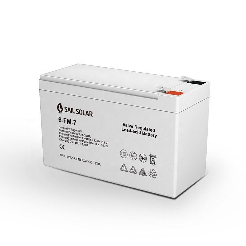 Sail Solar Factory AGM Lead Acid Gel 2V Battery 12V 5ah 7ah 9ah 20ah Price