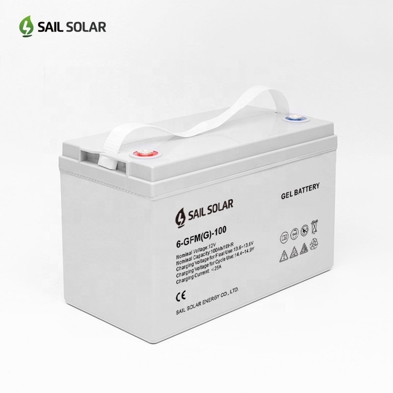 Solar Gel Deep Cycle Battery 12V 50Ah 100Ah 120Ah 150Ah 180Ah 200Ah 220Ah 250Ah