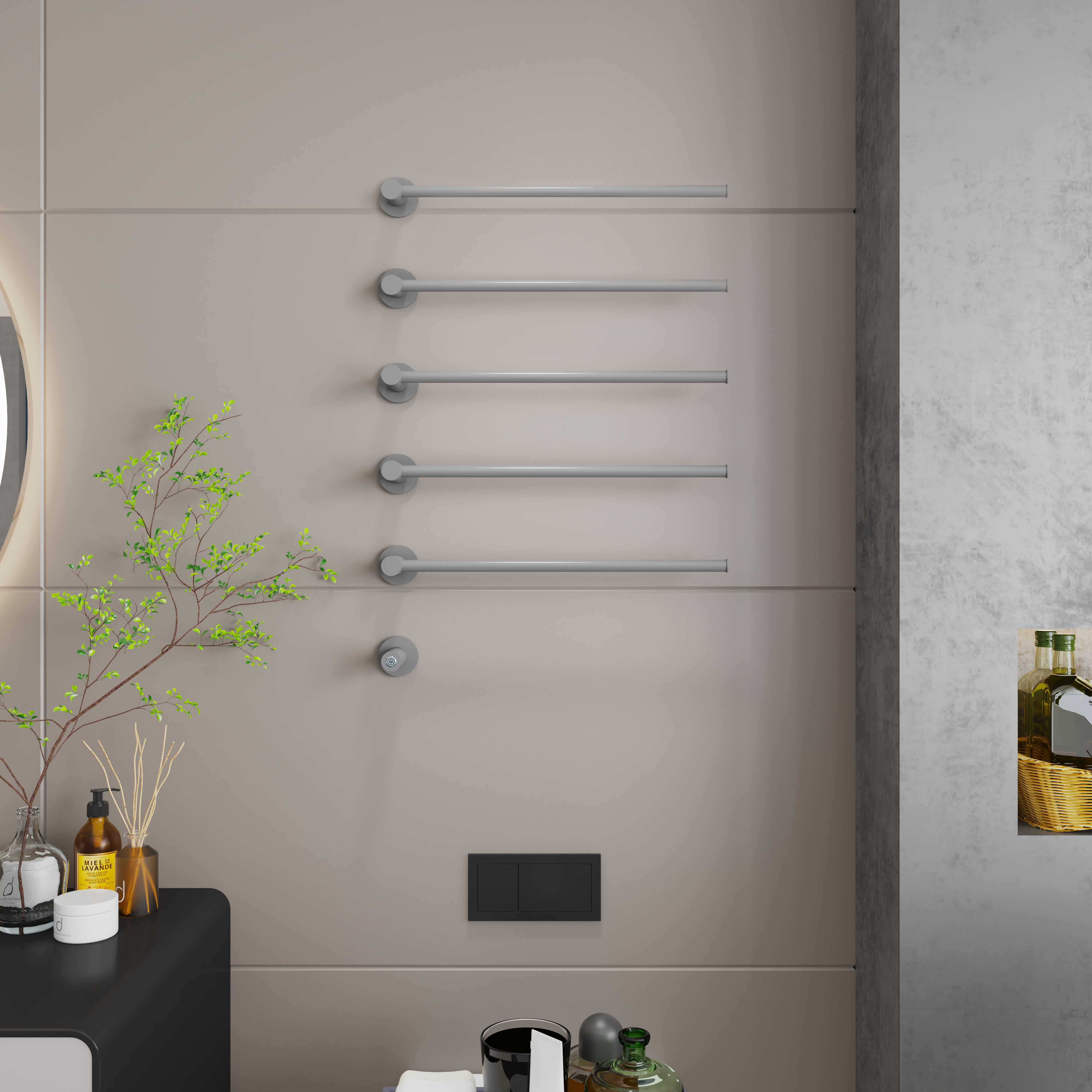 UV Towel Rack Holder Steam Radiator Towel Warmer Wall Mounted Stainless Steel Towel Rack Stand