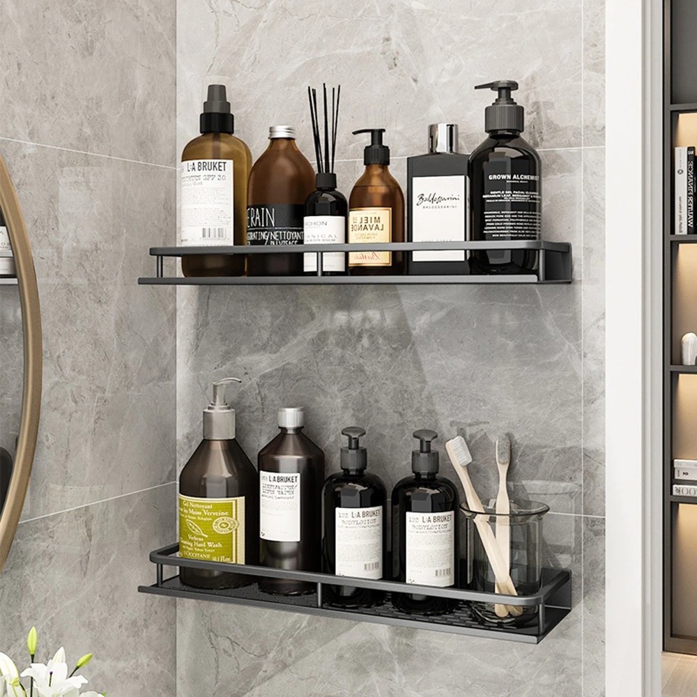 The Tub Expandable Shower And Bathtub Tray Caddy Board Bathroom Shower Corner Shelf Storage Adhesive Shower Shelf