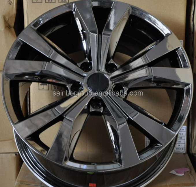 5 holes aftermarket car alloy wheels, 20 inch wheel rims with pcd 112, 5x120 rims