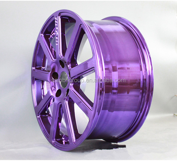 FLOW FORMING ALLOY WHEEL RIMS WHOLESALE bright purple color