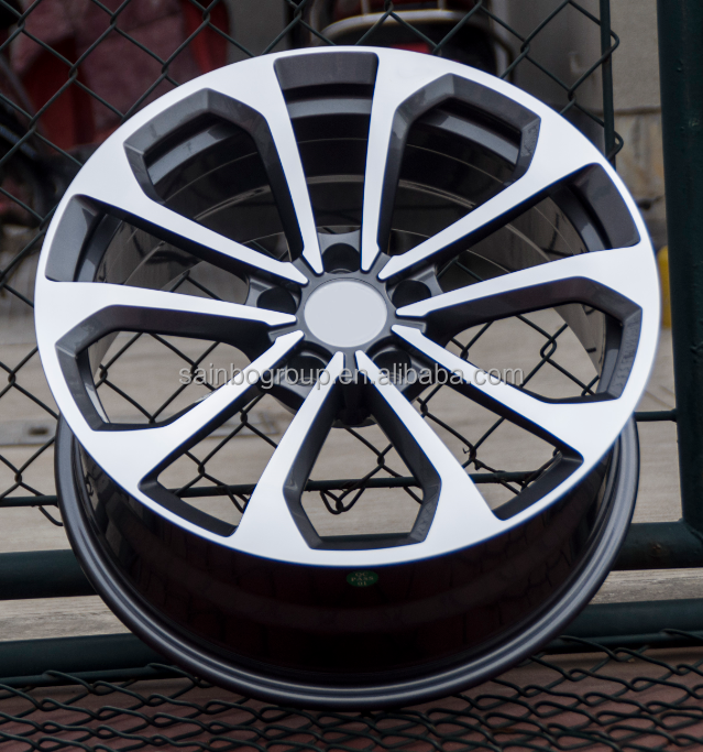 Top quality factory price hot sale 5x112 5/114.3 PCDsilver machine face trailer steel wheel