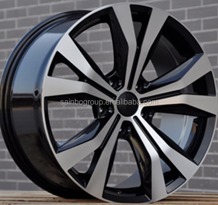 5 holes aftermarket car alloy wheels, 20 inch wheel rims with pcd 112, 5x120 rims