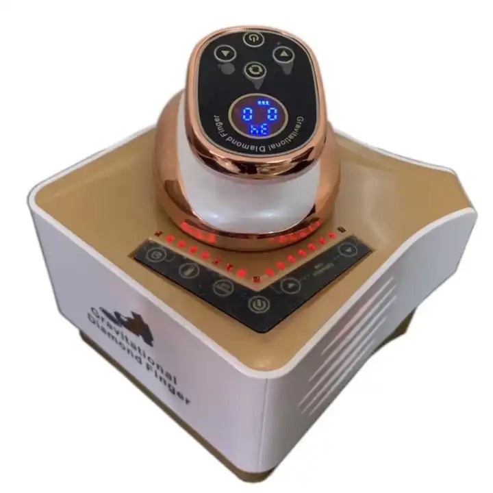 Newest Face Lifting body massager Radio Frequency Microcurrent Golden Finger RF EMS Beauty Machine/gravitational diamond finger