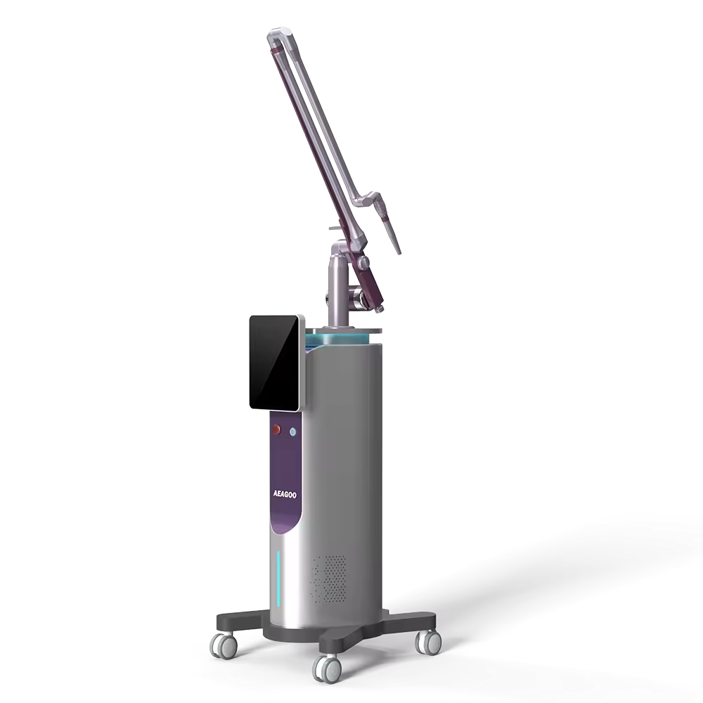 Vertical 10600nm Fractional Co2 Laser System Beauty Machine Fraccionado For Scar And Stretch Mark Removal