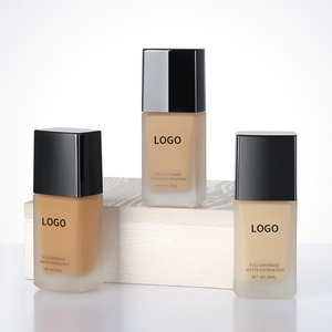 Custom OEM Long Lasting Waterproof Natural Concealer Face Makeup Liquid Private Label Foundation