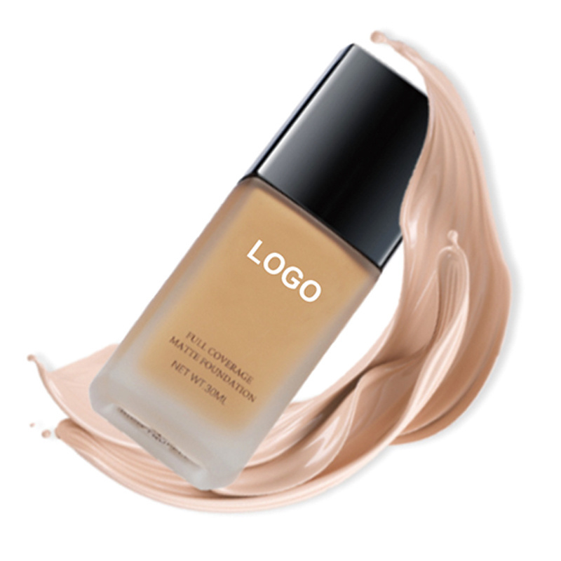 Custom OEM Long Lasting Waterproof Natural Concealer Face Makeup Liquid Private Label Foundation