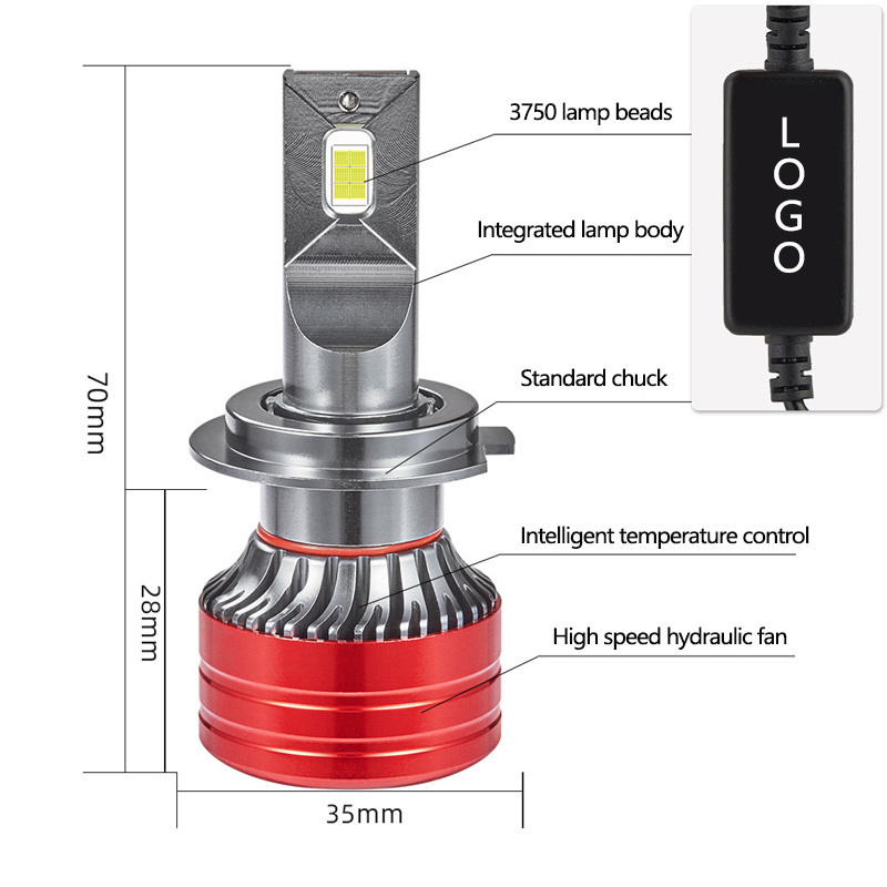 DC10-32V LED Car headlights bulb 6500K  9000lm headlamp H1 H4 H7 H11 9005 9006 9012 high brightness car lights