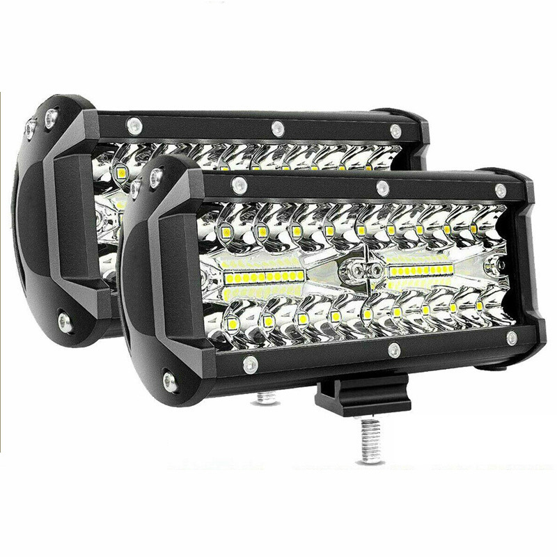 factory wholesale 120W car led work lamps Off-road vehicle front bumper lights spotlights highlight modified led lights