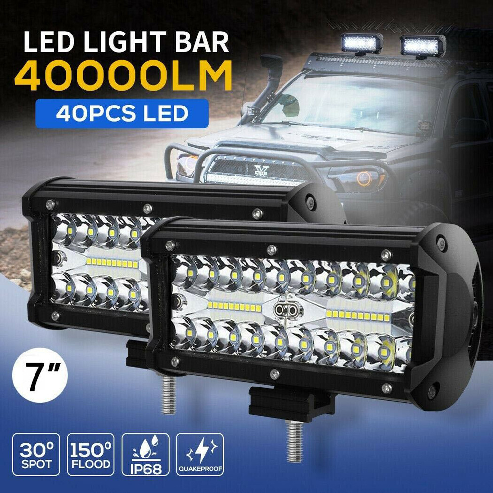 factory wholesale 120W car led work lamps Off-road vehicle front bumper lights spotlights highlight modified led lights