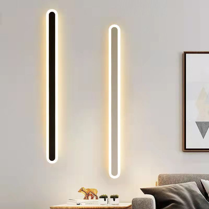 Modern Linear Wall Lamp Led Long Tube Light Simple Decor Mounted Wall Lights For Home Hotel Living Room