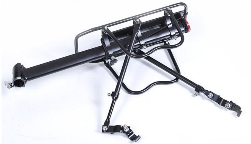 671-09 Alloy Cycling MTB Mountain Bike Rear Carrier Bicycle Rack