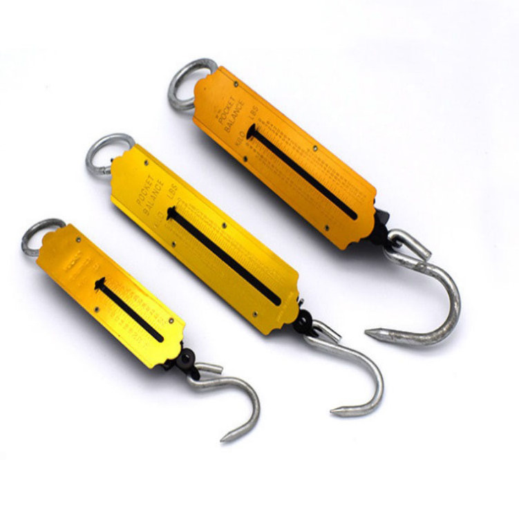 Spring Push Pull Balance Pocket Hanging Scale