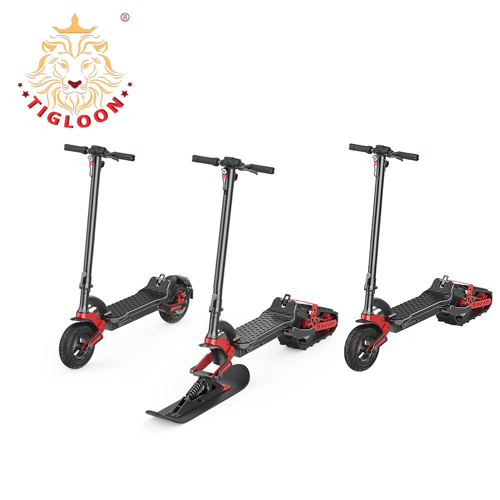 CA Warehouse Fast Foldable Max Climbing Angle 35 Electric Scooter TIGLOON 1500W E Snow Scooter