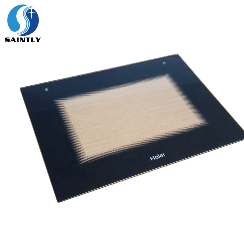 Cheap price  high temp ink ceramic frit silk screen printing tempered glass for oven door glass