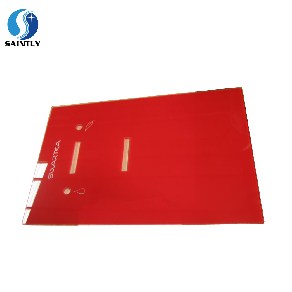 Silk screen printing colorful glass kitchen Tempered glass back splash tile wall  panel