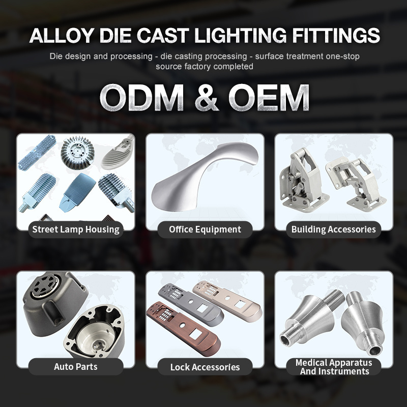 OEM Metal Fabrication Factory  Aluminum And Magnesium Car Aluminium Die Casting