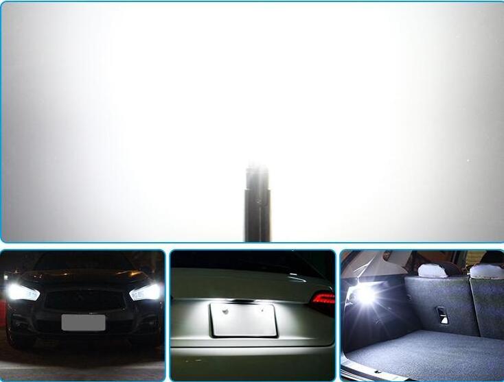 New Arrival LED Car Map Side Marker Turn Signal Reverse License Plate Light LED Ba9s T11 T4w