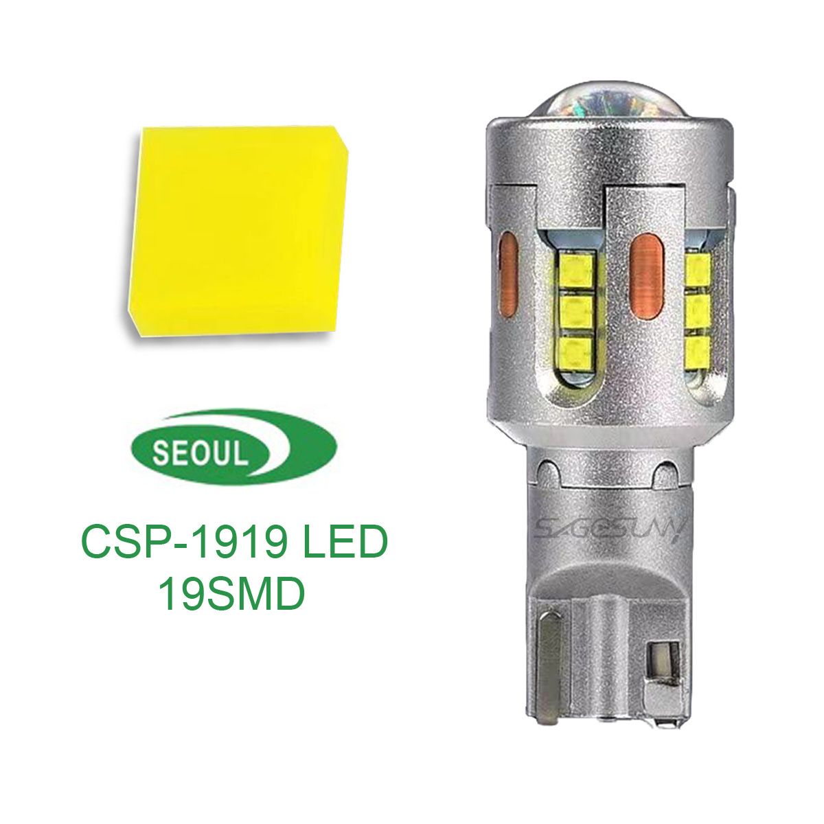 High Power 12W 912 LED Reverse Light W16W LED 921 Backup Light LED Canbus T15 LED Bulb