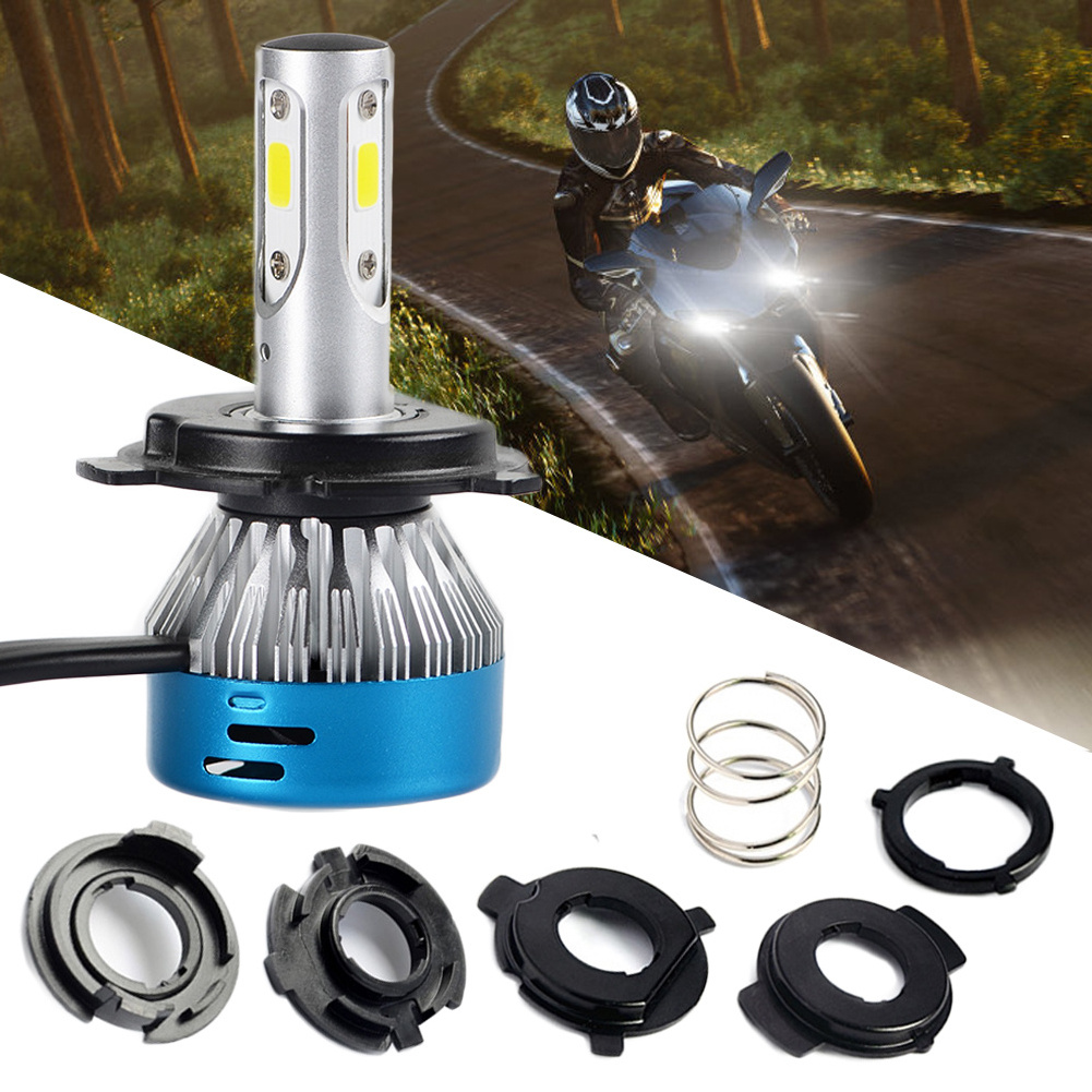 Best Quality Low Price LED Motor Head Bulbs H4 H6 S2 P43T HS1 BA20D LED Motorcycle Headlight with CE ROSH Certification