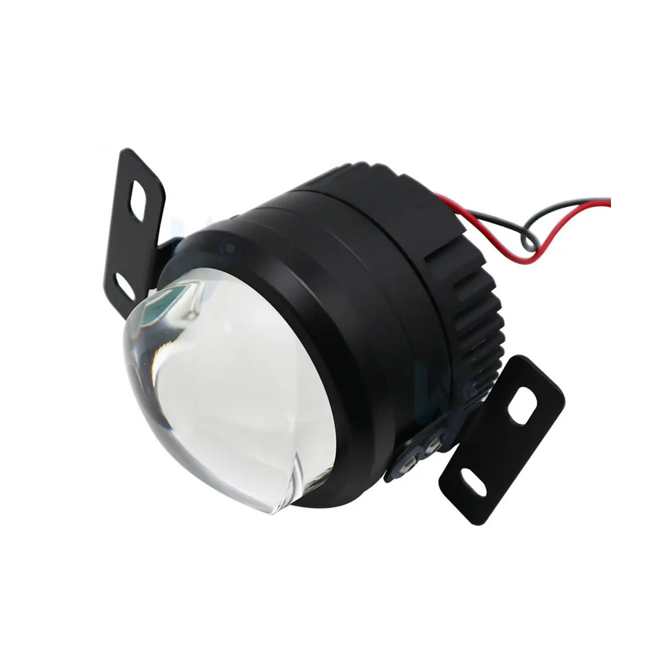 New model Auto part 40W LED foglight bi LED projector lens fog lamp 3 inch fog light with 3 colors white and amber