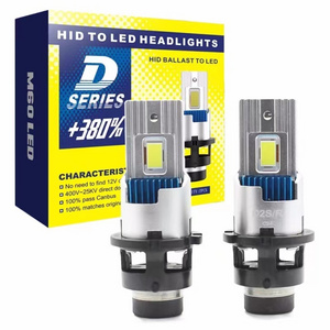 Car Accessories LED Headlight D2s Hid to LED Bulb D4S Auto LED Light Bulb 45W D4S D2S for Audi Hyundai Jeep Light Bulb