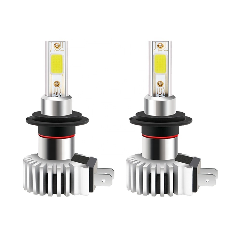 H7 LED Headlight Bulbs Conversion Kit plug and play wireless Mini H7 Led High/Low Beam 6000K 12v Replace for Halogen