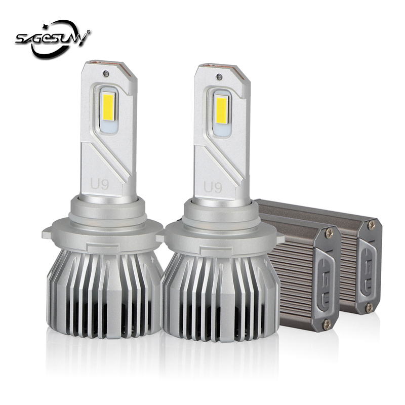 U9 High Power 90W LED H7 Light Accessories H11 H4 LED Projector Lens Headlight Bulb 9004 H13 LED