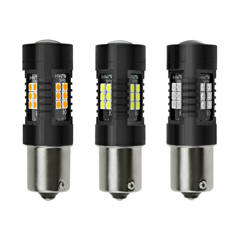 Super Bright Car led Bulb 1156 P21W 3156 7440 T20 3030 21SMD 12V LED Turn Signals Brake Fog Light lamp 9005 H7 H11 Psx24w