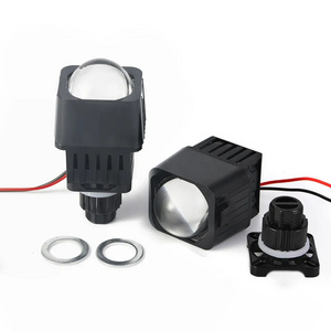 New Come 80W High Low Beam 12V Bi LED Lens 6000K White Light 1.5 inch Matrix Plus LED Projector