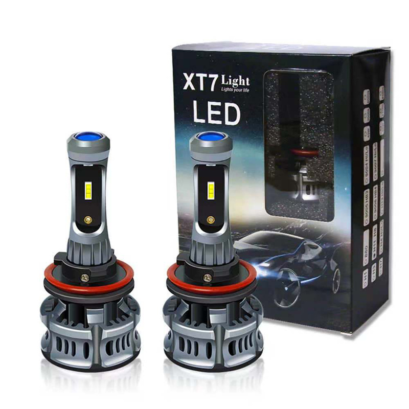 XT7 Car Accessories LED Headlamp DRL Bulb Lamp H4 60W 7200LM Super Bright LED Headlight H7 H11