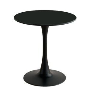 Wholesale trumpet brushed table leg stainless steel base dining table tulip table base